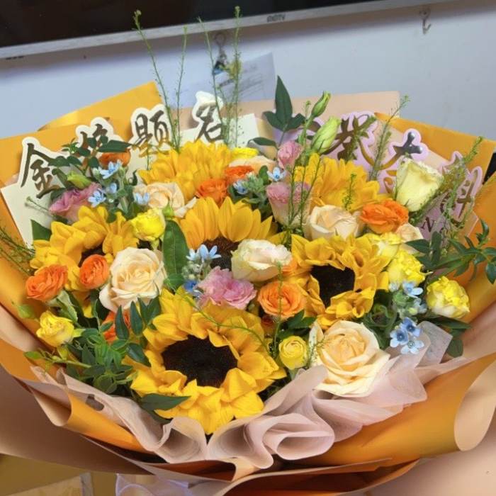 孝感汉川市送高考生什么花
